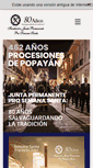 Mobile Screenshot of juntasemanasantapopayan.org